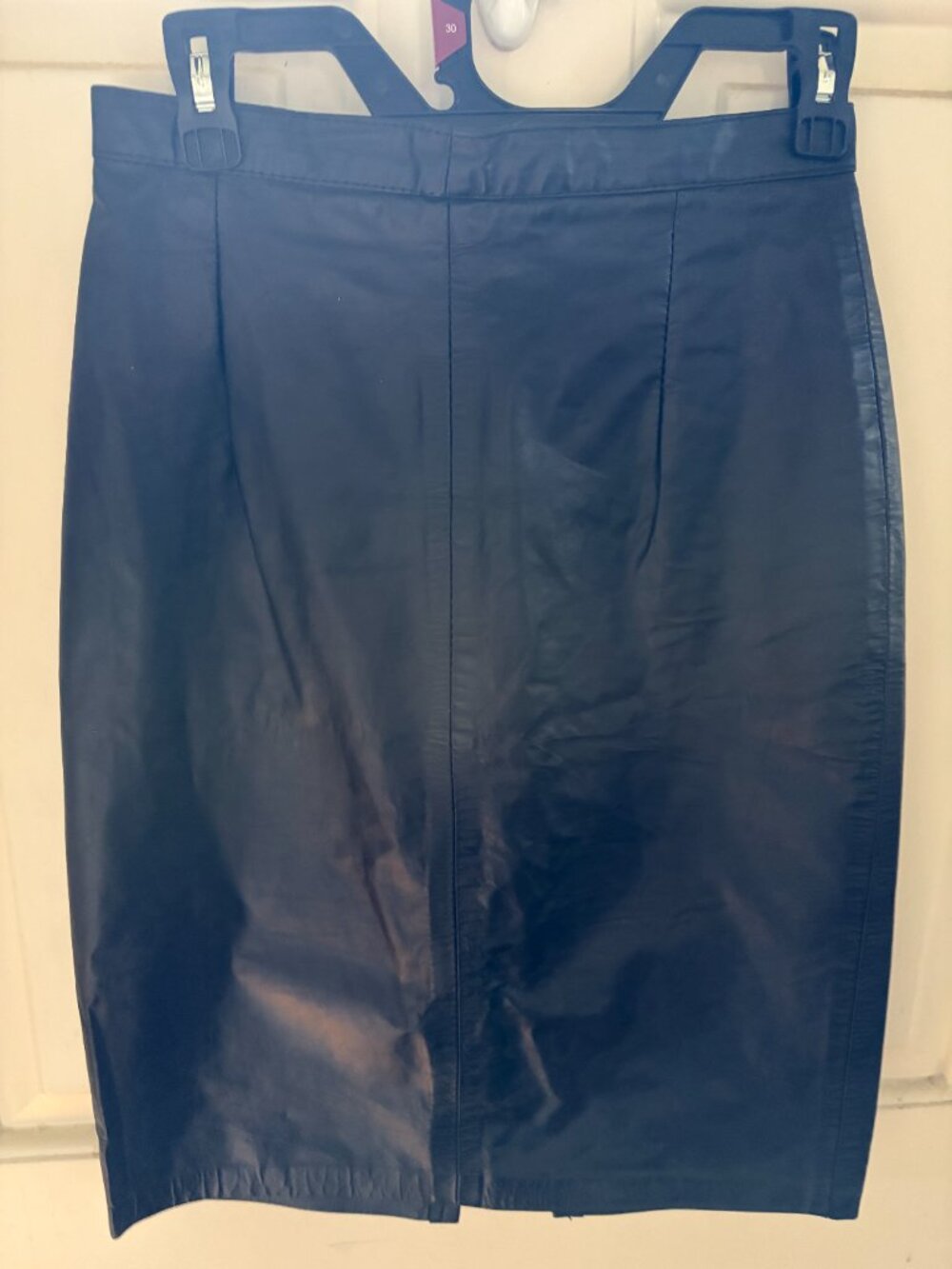 Savage Leather Pencil Skirt